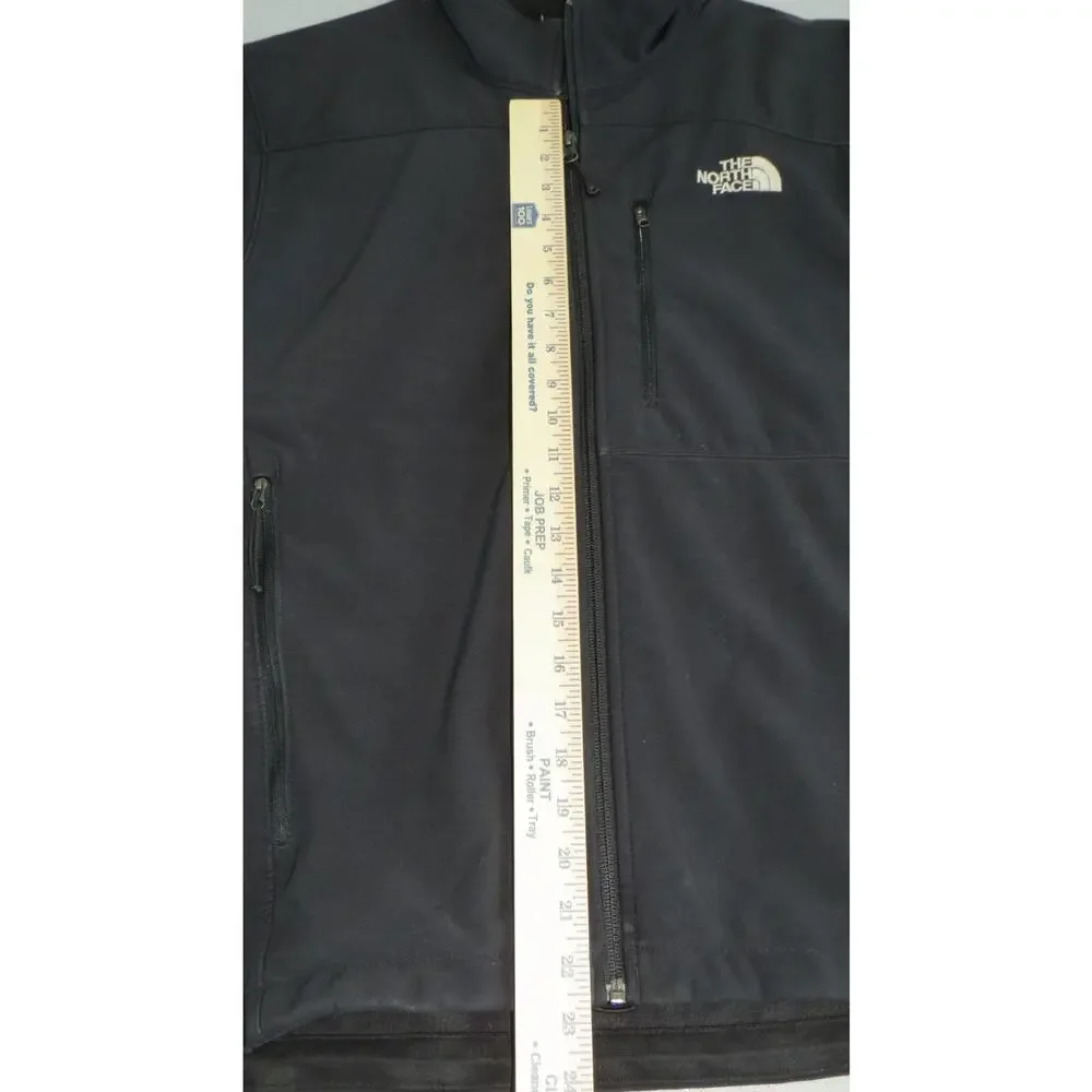 North‎ Face Apex Windwall Softshell Full Zip Fleece Lined Jacket Men's Size Med